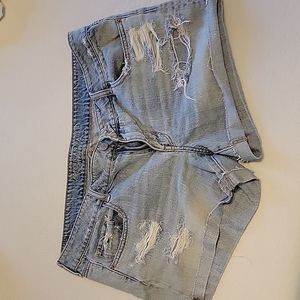 AE ripped Jean shorts